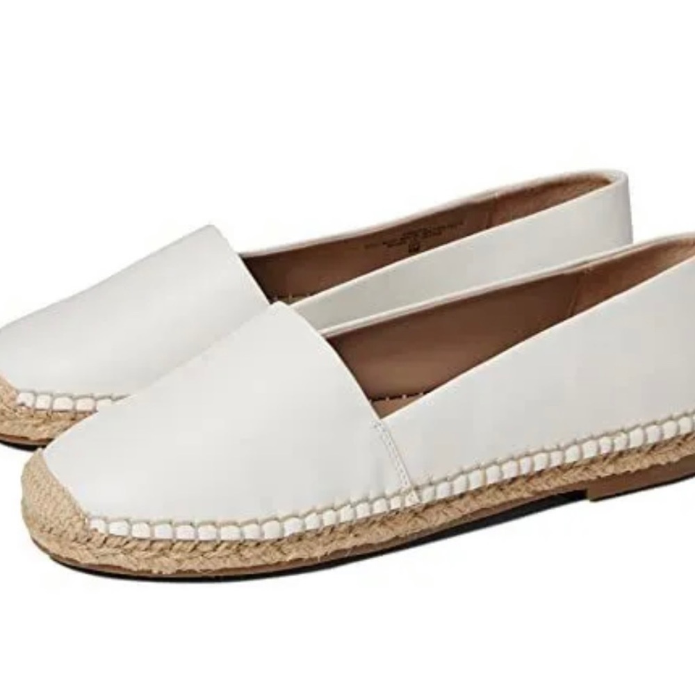 New Charles by Charles David Charles White Omega Flats Espadrilles Size 8.5M